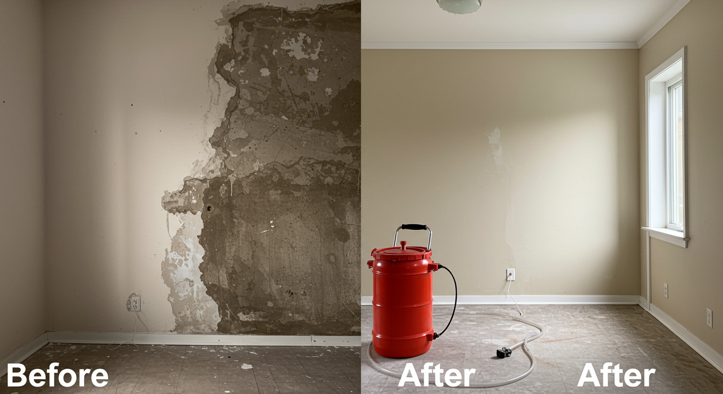 Before and After Mold Removal