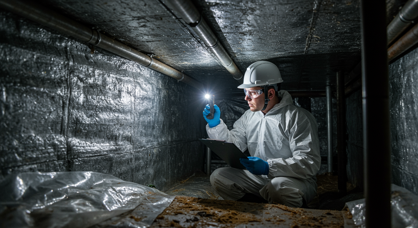 Vapor Barrier Installation Process