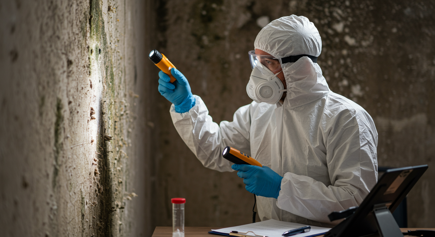 Mold Inspection in Progress