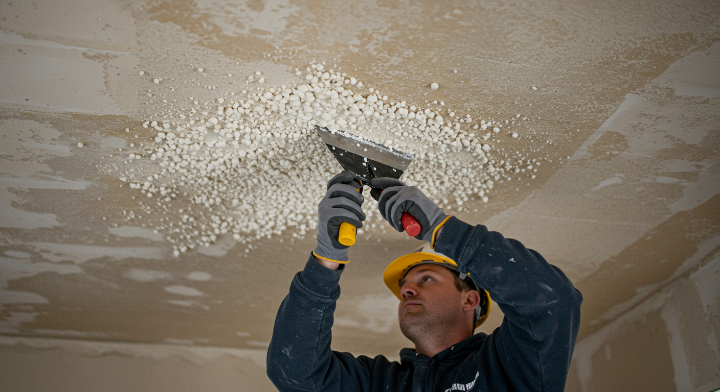 Popcorn Ceiling Removal Process
