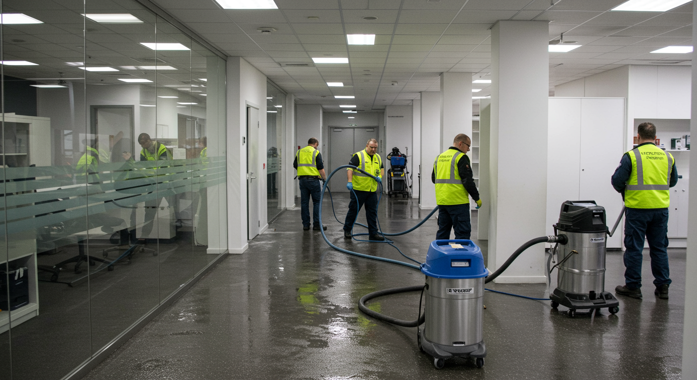 Advanced Water Extraction Equipment in Action