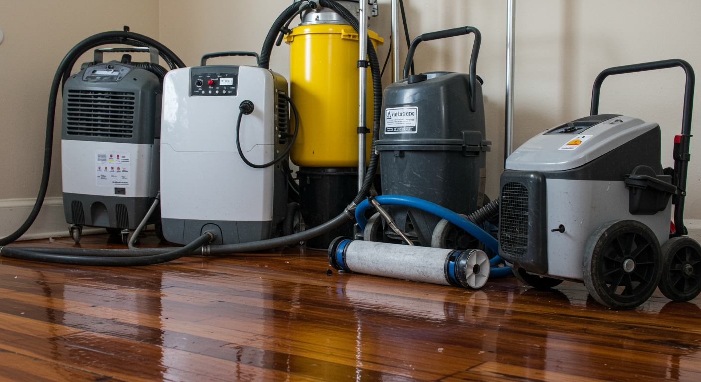 Water damage cleanup in Spartanburg home