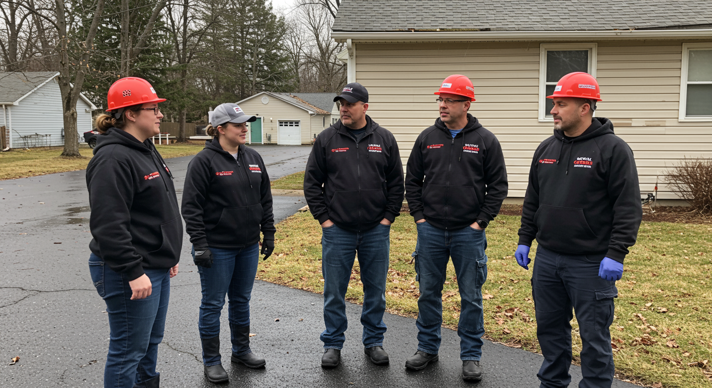 Happy Homeowners Post-Restoration