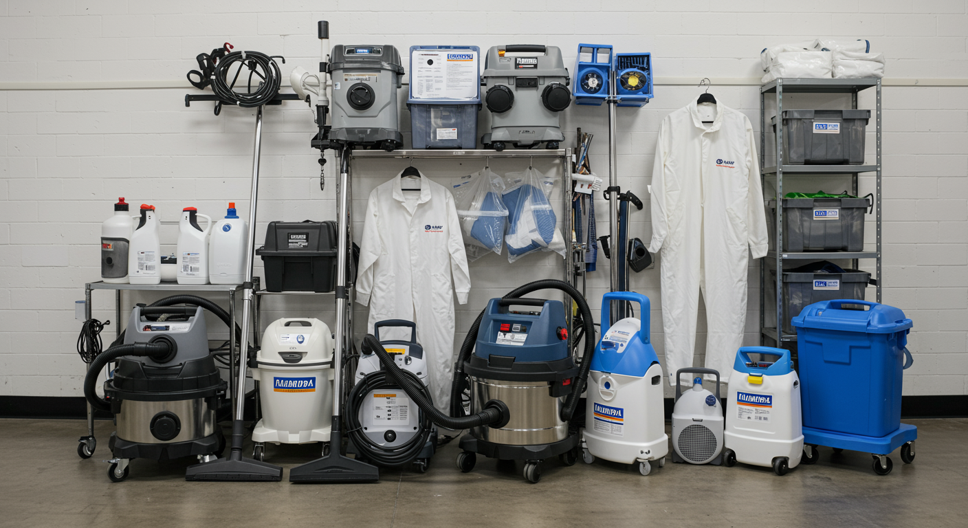 Professional Mold Vacuuming in Action