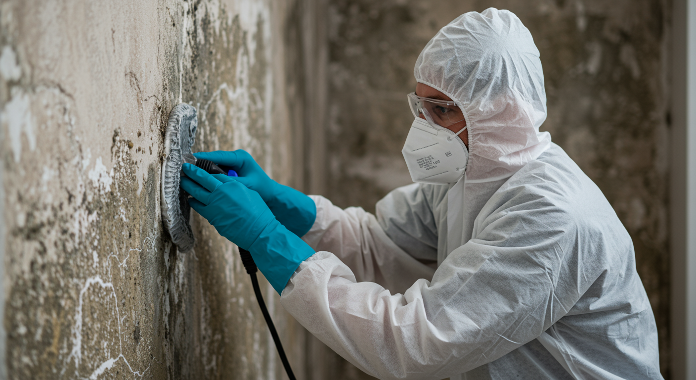 Professional Mold Cleaning in Action