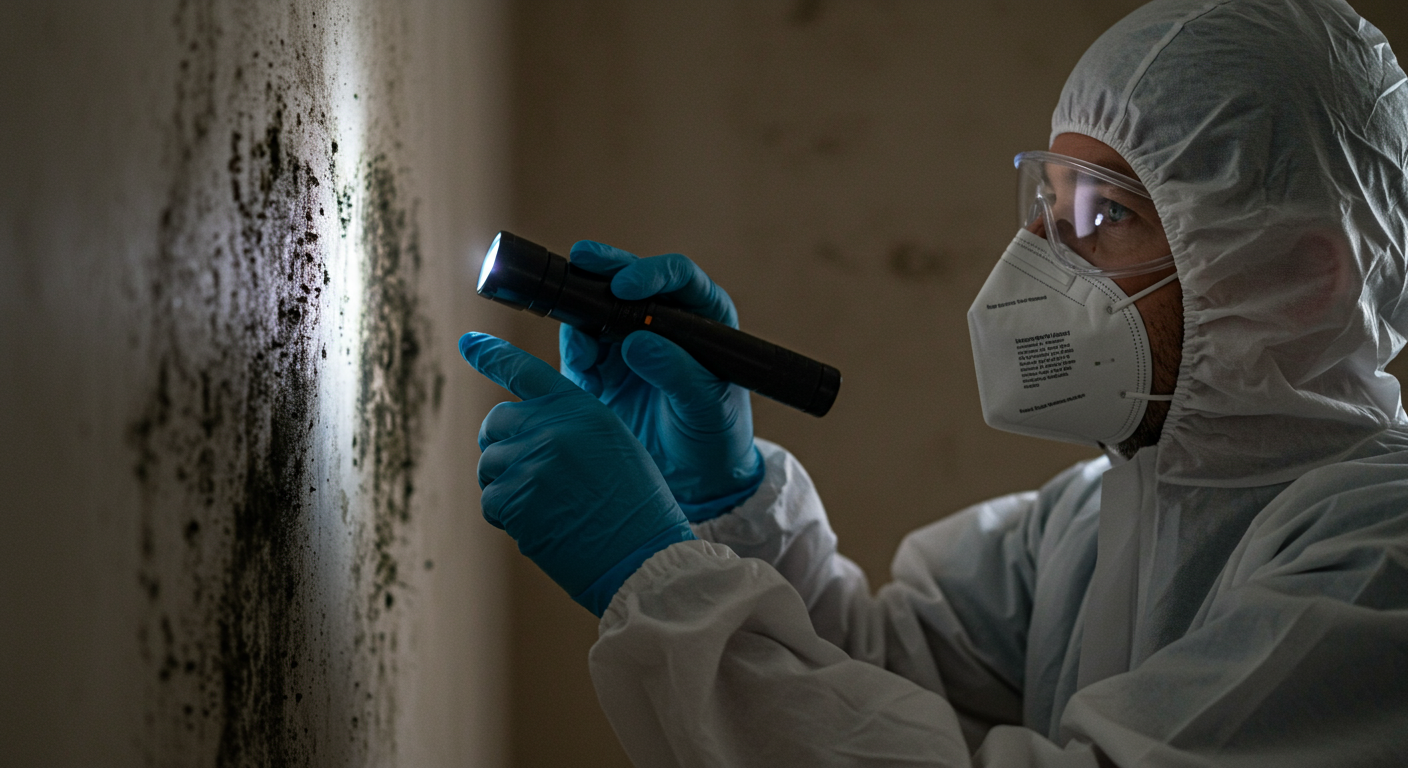 Professional Mold Inspection in Action